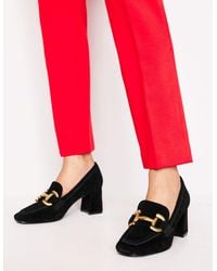 Boden - Iris Snaffle Heeled Loafers - Lyst