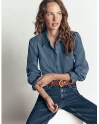 Boden - Smock Shoulder Cord Top - Lyst