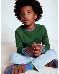 Boden - T-Shirt Semi-Épais Cosy-Vert Pin - Lyst