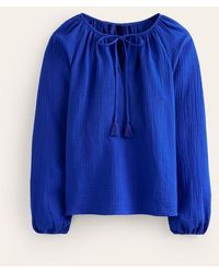 Boden - Serena Double Cloth Blouse - Lyst