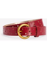 Boden - Brogue Cut Belt - Lyst