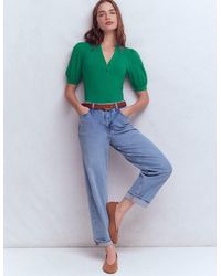 Boden - Supersoft Short Sleeve Henley - Lyst