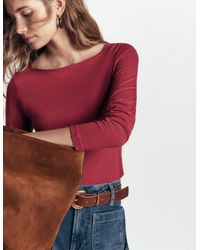 Boden - Square Neck Long Sleeve - Lyst