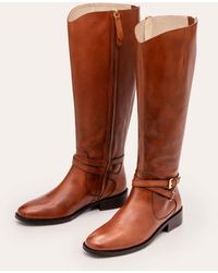 boden round toe stretch boots
