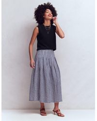 Boden - Valentina Linen Skirt - Lyst