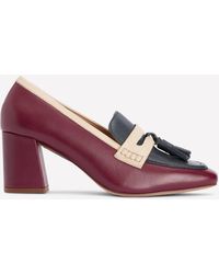 Boden - Sol Block Heeled Penny Loafers - Lyst