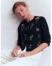 Boden - Embellished Knit Cardigan - Lyst