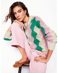 Boden - Alice Fluffy Raglan Jumper - Lyst