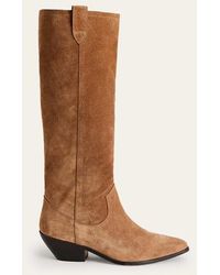 Boden - Western Suede Knee High Boots - Lyst