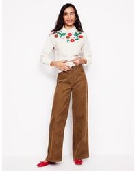 Boden - 5 Pocket Cord Wide Jeans - Lyst