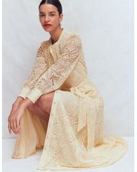 Boden - Blouson Sleeve Lace Dress - Lyst