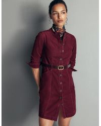 Boden - Zara Cord Short Dress - Lyst