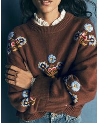 Boden - Ella Embroidered Knit Jumper - Lyst