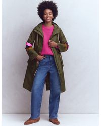 Boden - Striped Longline Rain Mac - Lyst