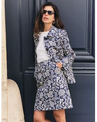 Boden - Jacquard A-Line Skirt - Lyst