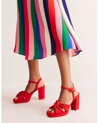 Boden - Twist-Front Heeled Platforms - Lyst