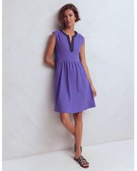 Boden - May Embroidered Short Dress - Lyst