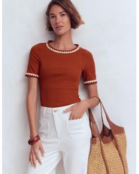 Boden - Maddie Trim Detail T-Shirt - Lyst
