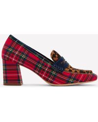 Boden - Sol Block Heeled Penny Loafers - Lyst