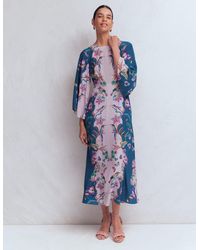 Boden - Angel Sleeve Boat Neck Dress - Lyst