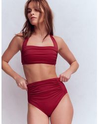 Boden - Kythira Ruched Bikini Bottoms - Lyst