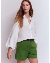 Boden - Belgravia Linen Shorts - Lyst