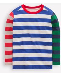 Boden - T-Shirt Manches Longues À Motif Pêle-Mêle-Blanc Multi - Lyst