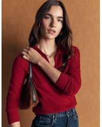 Boden - Elsie Cashmere Henley Sweater - Lyst