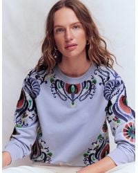Boden - Emi Embroidered Sweatshirt - Lyst