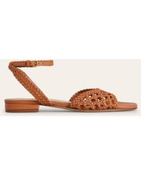 Boden - Woven Flat Sandals - Lyst
