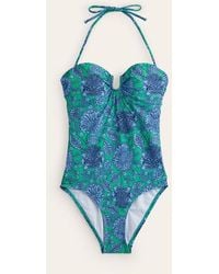 Boden - U Bar Swimsuit Ming Green, Gardenia Swirl - Lyst