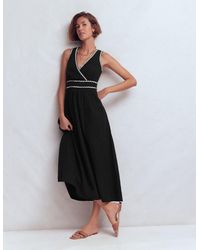 Boden - Lorna Trim Double Cloth Dress - Lyst
