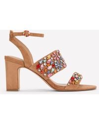 Boden - Embellished Block Heel Sandal - Lyst