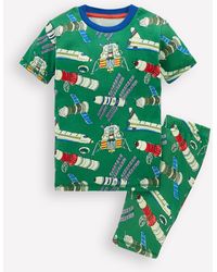 Boden - Pyjama Court Douillet Phosphorescent-Satellites Vert - Lyst