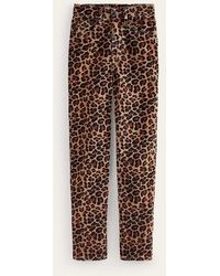 Boden - Mid Rise Printed Slim Jeans Camel, Cheetah Pop - Lyst