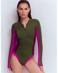 Boden - Rash Guard Swimsuit - Lyst