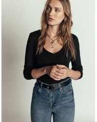 Boden - Essential V Neck Top - Lyst