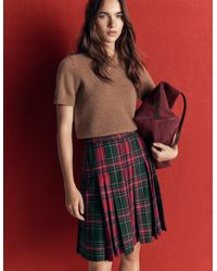 Boden - Multi Panel Wool Blend Skirt - Lyst