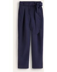 Boden - Tapered Tie Waist Trousers - Lyst