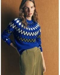 Boden - Mae Fair Isle Knitted Jumper - Lyst