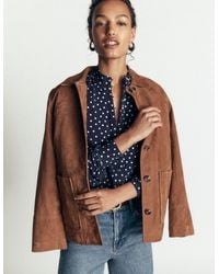 Boden - Isla Funnel Neck Button Blouse - Lyst