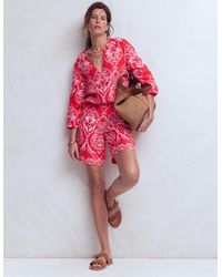 Boden - Kensington Linen Shorts - Lyst