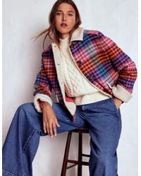 Boden - Stirling Check Coat - Lyst