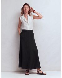 Boden - Miriam Linen Maxi Skirt - Lyst