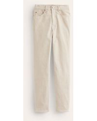 Boden - 5 Pocket Cord Slim Jeans Natural - Lyst