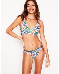 Boden - Bikinihose Mit Streifen-Bunt, Wiesen-Paisley - Lyst