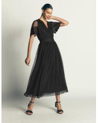 Boden - Embroidered Tulle Maxi Dress - Lyst