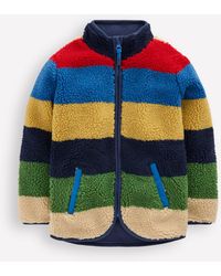 Boden - Veste Douillette En Borg-À Rayures Multicolores - Lyst
