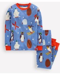 Boden - Pyjama Phosphorescent Douillet-Pingouins Bleu - Lyst