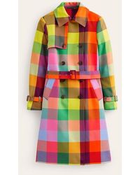 Boden - Neon Belted Trench Coat - Lyst